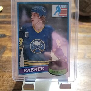 1980-81 Topps Hockey Mike Ramsey Rookie Card